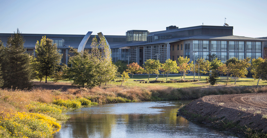 A view of the Science and Engineering Building 1.