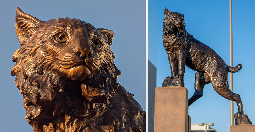 UC Merced sculpture Big Rufus