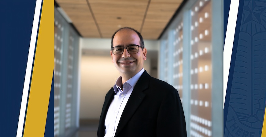 Photo depicts UC Merced environmental engineering Professor Josué Medellín-Azuara.